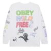 kenny Obey Clothing Merch Store Wild Free Long Sleeve Shirts