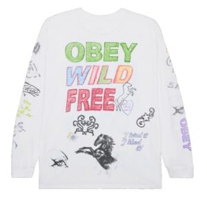 kenny Obey Clothing Merch Store Wild Free Long Sleeve Shirts
