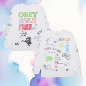 kenny Obey Clothing Merch Store Wild Free Long Sleeve Shirtss