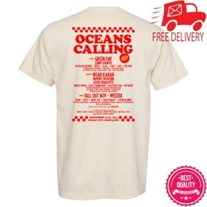 kenny Oceans Calling Festival Merch Fries Lineup Tee kenny Oceans Calling Festival Merch Fries Lineup Tee