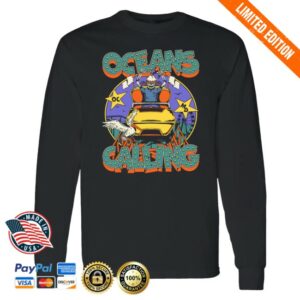 kenny Oceans Calling Festival Merch Rollercoaster Lineup Long Sleeve Tee1