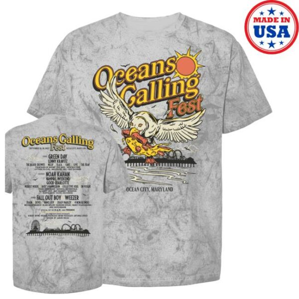 kenny Oceans Calling Festival Merch Shop Store Seagull Lineup Shirt