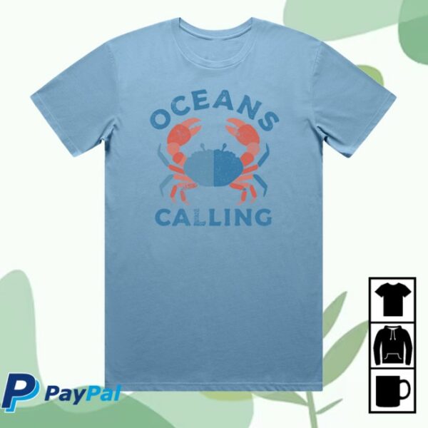 kenny Oceans Calling Festival Merch Store Crab Lineup Shirts