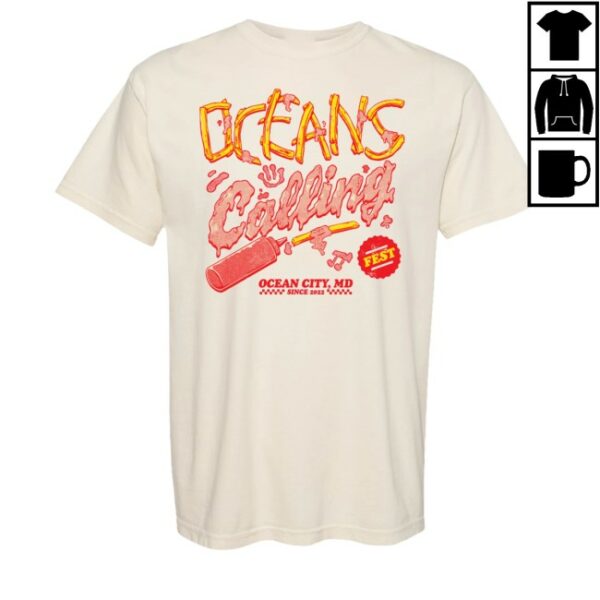 kenny Oceans Calling Festival Merch Store Fries Lineup Shirts