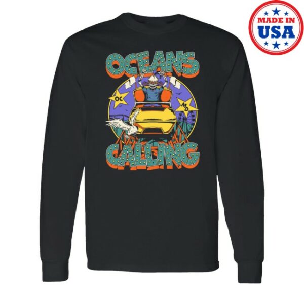 kenny Oceans Calling Festival Merch Store Rollercoaster Lineup Long Sleeve Shirts