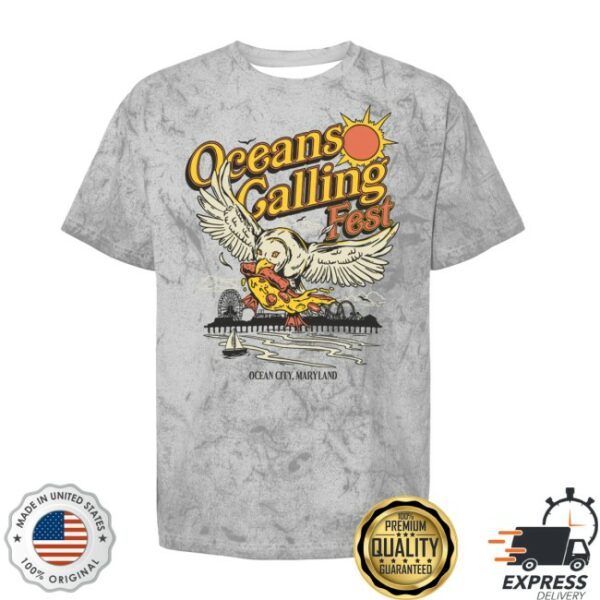 kenny Oceans Calling Festival Merch Store Seagull Lineup Shirt