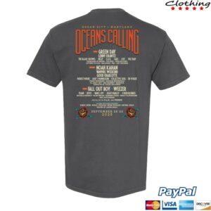 kenny Oceans Calling Festival Merch Store Shark Lineup Shirt kenny Oceans Calling Festival Merch Store Shark Lineup Shirt