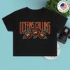 kenny Oceans Calling Festival Merch Womens Rose Lineup Crop Tee0