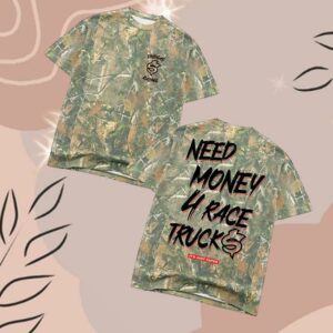 kenny Ondgas Merch Shop Store 100 Entries Need Money For Race Truck Camo Shirtss