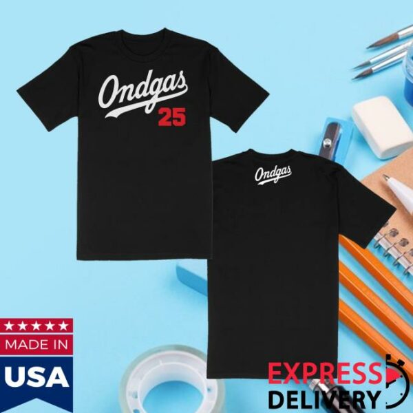 kenny Ondgas Merch Shop Store 100 Entries Ondgas 25 Shirt
