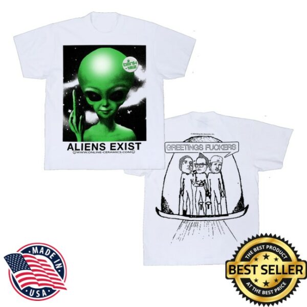 kenny Online Ceramics Merch Store Blink 182 Aliens Exist Shirtss