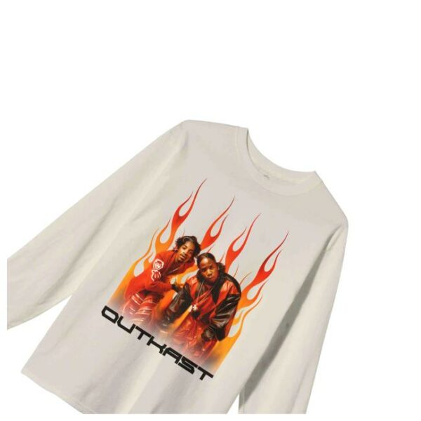 kenny Outkast Stankonia Merch Shop Store Outkast Flames Long Sleeve Shirtsx