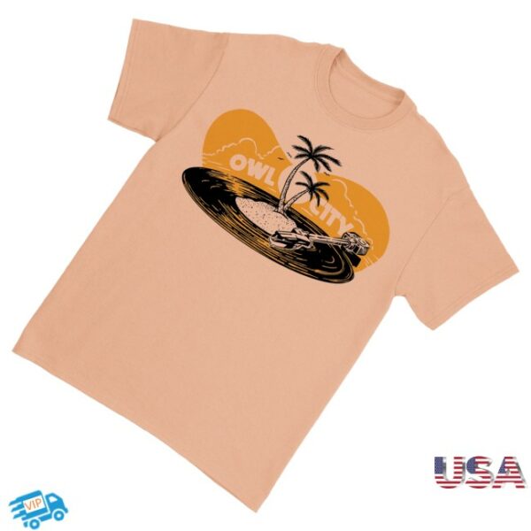 kenny Owl City Merch Beach Vinyl Shirt1