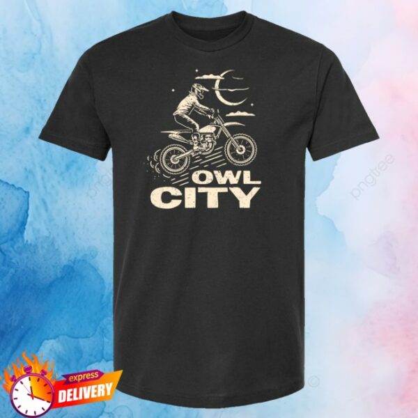 kenny Owl City Merch Motorcycle Puff Shirt