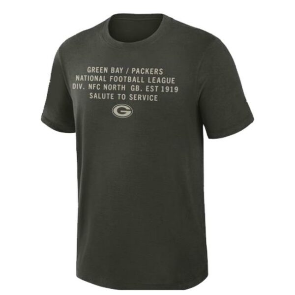 kenny Packersproshop Merch Shop Store 2025 Salute To Service Slub Shirt