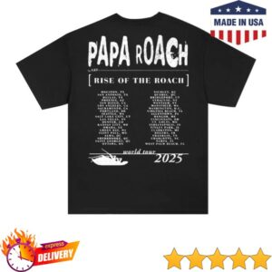 kenny Papa Roach Merch Store Rise Of The Roach 2025 North American Tour Shirts kenny Papa Roach Merch Store Rise Of The Roach 2025 North American Tour Shirts