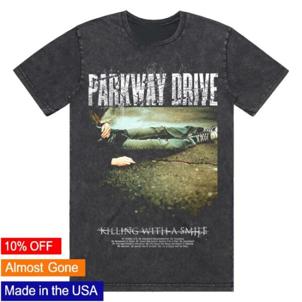 kenny Parkway Drive Merch Shop Store Killing With A Smile T Shirt