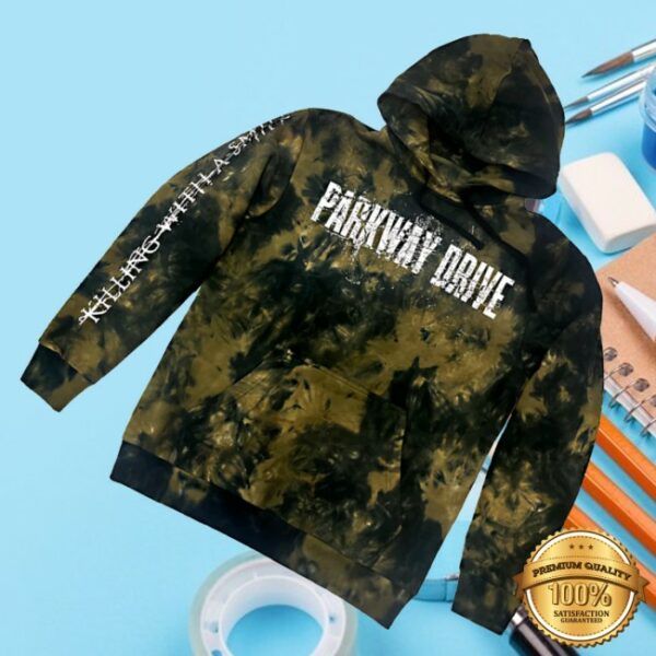 kenny Parkway Drive Merch Store Killing With A Smile Tie Dye Hoodies