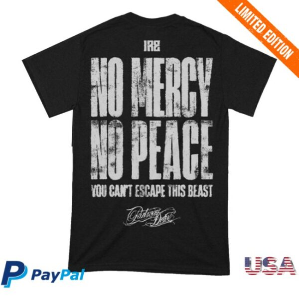 kenny Parkway Drive Merch Store No Mercy Black Shirts