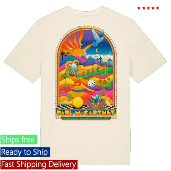kenny Paul Mccartney Merch Got Back 2025 Palm Desert Event Shirt0