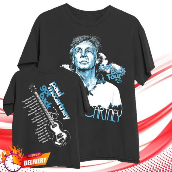 kenny Paul Mccartney Merch Shop Store Got Back 2025 Tour Shirt