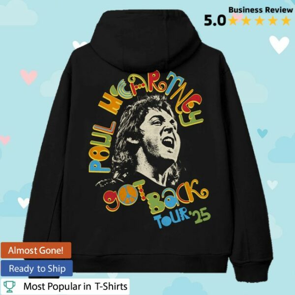 kenny Paul Mccartney Merch Store Got Back 2025 Peace Zip Hoodie