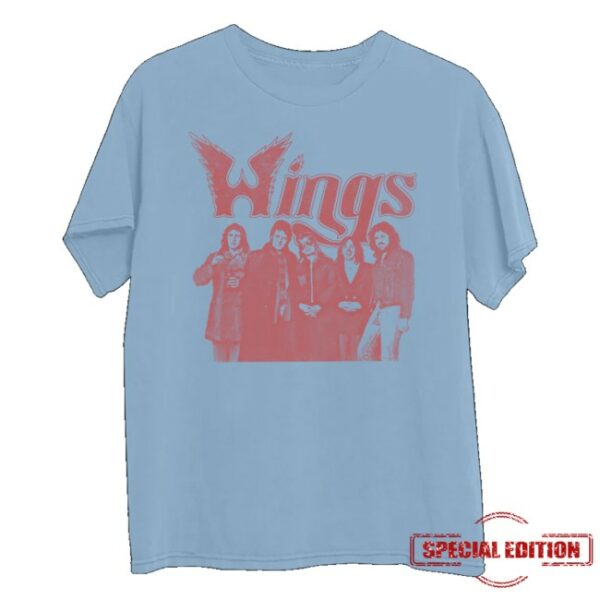 kenny Paul Mccartney Merch Store Wings Band Shirt
