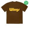 kenny Paul Mccartney Merch Store Wings Text Logo Shirt