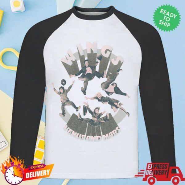 kenny Paul Mccartney Merch Venus And Mars Black Raglan