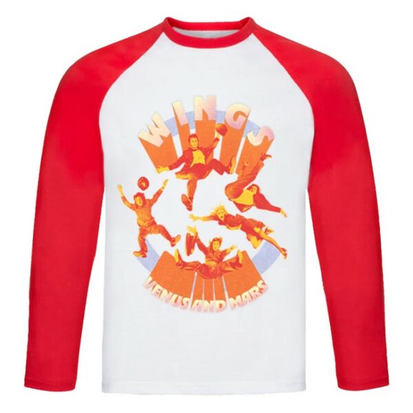 kenny Paul Mccartney Merch Venus And Mars Red Raglan