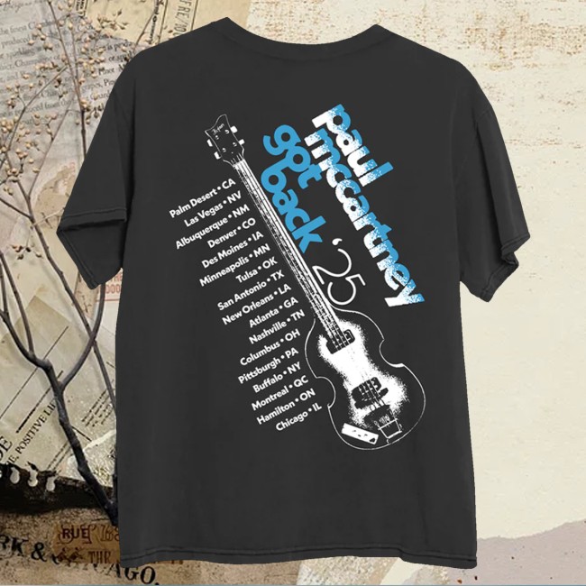 kenny Paul Paul Mccartney Merch Got Back 2025 Tour Shirt kenny Paul Paul Mccartney Merch Got Back 2025 Tour Shirt
