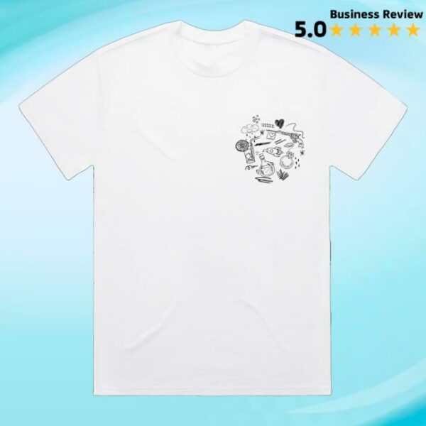 kenny Perrie Merch Shop Store Doodles White Shirt