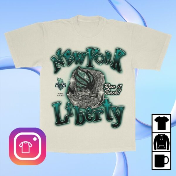 kenny Playa Society Merch Playa Society New York Liberty Championship Ring Shirt