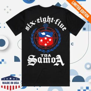 kenny Poetik 685 Merch Store Originals 685 Toa Samoa Shirt Blacks