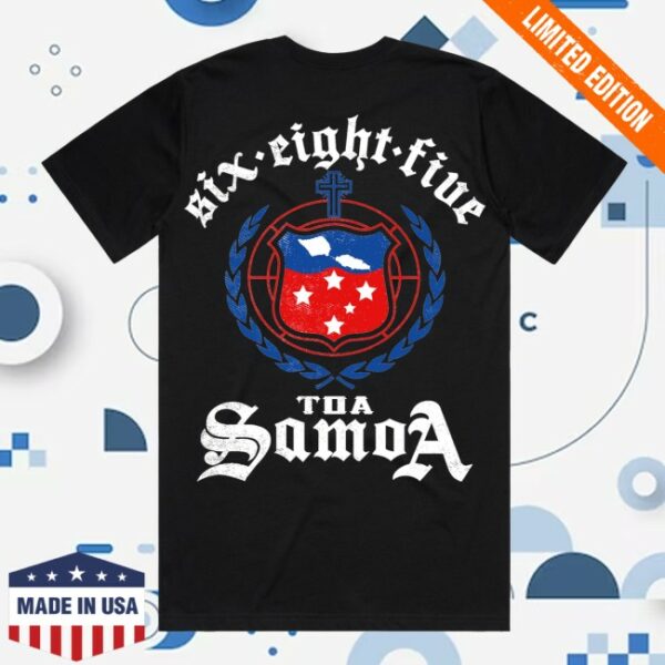 kenny Poetik 685 Merch Store Originals 685 Toa Samoa Shirt Blacks