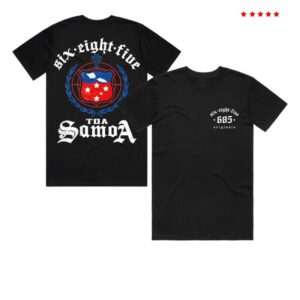 kenny Poetik 685 Merch Store Originals 685 Toa Samoa Shirt Blackss
