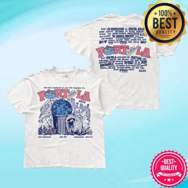 kenny Portola Music Festival 2025 Merch Store Dumpster Disco Lineup Tee1