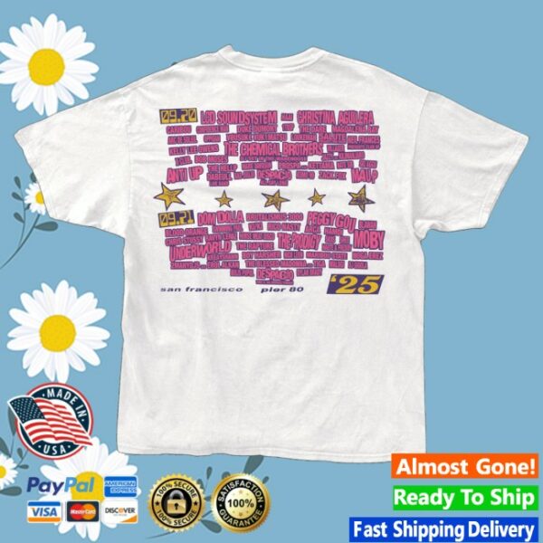 kenny Portola Music Festival 2025 Merch Store Intergalactic Visitor Lineup Tee