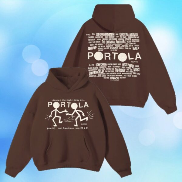 kenny Portola Music Festival 2025 Merch Store Party People Lineup Hoodie0