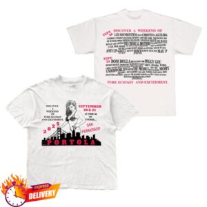 kenny Portola Music Festival 2025 Merch Store Pure Ecstasy Lineup Tee1