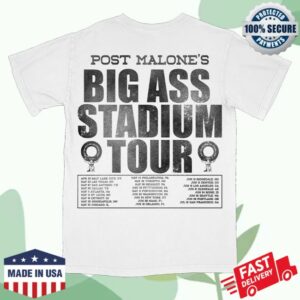 kenny Post Malone Merch Emoji Tour Tee