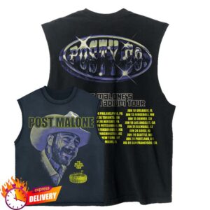 kenny Post Malone Merch Shop Store Big Ass Stadium Tour Cut Out Tank kenny Post Malone Merch Shop Store Big Ass Stadium Tour Cut Out Tank