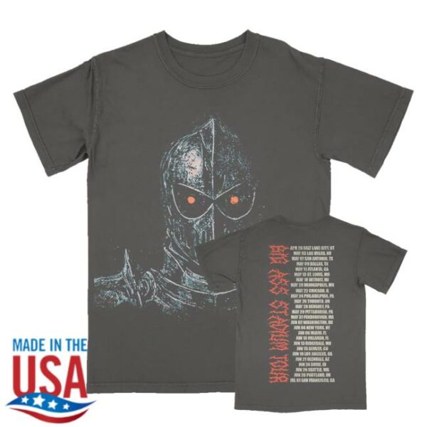 kenny Post Malone Merch Shop Store Knight Tour Shirt