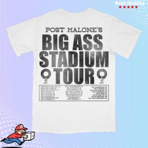 kenny Post Malone Store Merch Emoji Tour Tee