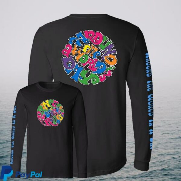kenny Prince Merch Shop Around The World In A Day Long Sleeve Circle Logo T Shirt
