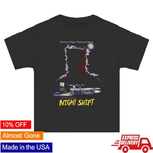 kenny Puppet Combo Merch Store Big Tall Night Shift Movie Shirt