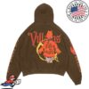 kenny Qotsa Store Merch The Evil Has Landed Brown Hoodie
