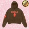 kenny Qotsa Store Merch The Evil Has Landed Brown Hoodies