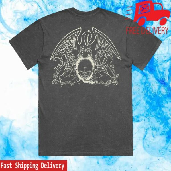 kenny Queen Online Store Merch Queen 1 Original Logo Black Shirt