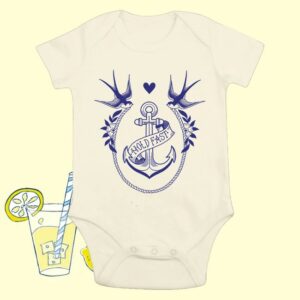 kenny Queen Store Merch Hold Fast Anchor Babygrow